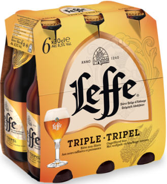 Leffe Tripel set van 6 flesjes á 0,30 liter